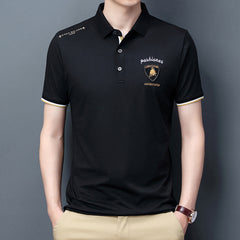 Men's Casual Print Polo Shirt