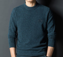 Men's New Warm Fashion Crew Neck Sweater