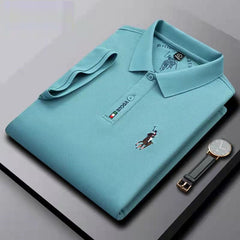 cotton embroidered polo