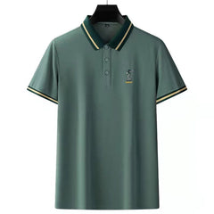 2022 new business casual lapel polo shirt