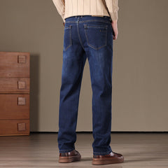 Men's Business Loose Straight Stretch Jeans