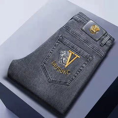 Embroidered Casual Jeans