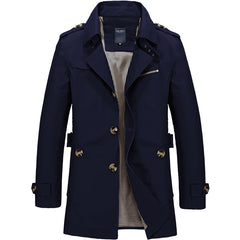 Men's Casual Cotton Windbreaker Jacket