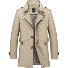 Men's Casual Cotton Windbreaker Jacket