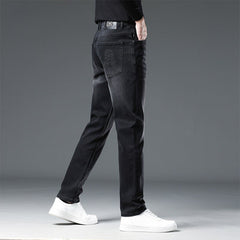 Men's Casual Stretch Straight Business Jeans