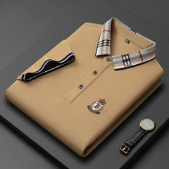 New stretch embroidered POLO shirt