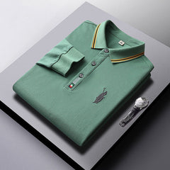 Men's 100% cotton polo shirt