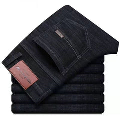 Ice Silk Thin Straight Jeans