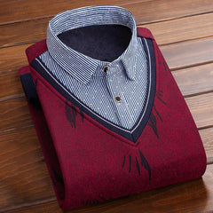 Plus Fleece Middle-aged And Elderly Sweater