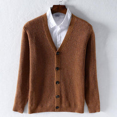 2022 Men's Autumn And Winter V-Neck Solid Color Sweater [ 5 Colors]