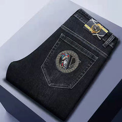 Embroidered Casual Jeans