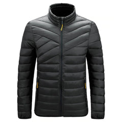Light Padded O-Neck Jacket