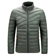 Light Padded O-Neck Jacket