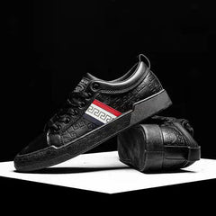 Flat casual all-match leather shoes