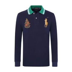 Men's embroidered polo shirt