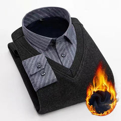 Plus fleece sweater