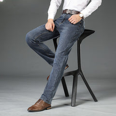 Men's Straight Leg Business Versatile Loose Fashion Jeans