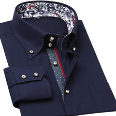 Business casual lapel shirt