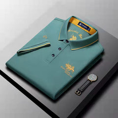 Cotton business casual polo shirt
