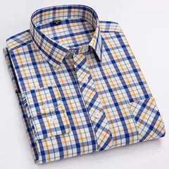 100% cotton plaid shirt