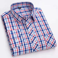 100% cotton plaid shirt