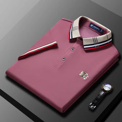 New mulberry silk polo shirt