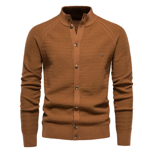 Men's Business Cotton Sweater Knit Cardigan