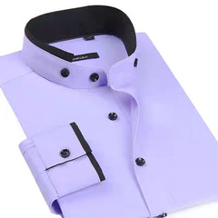 Business casual crew neck shirt