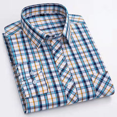 100% cotton plaid shirt