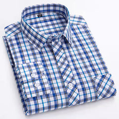 100% cotton plaid shirt