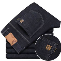 Ice Silk Thin Straight Jeans