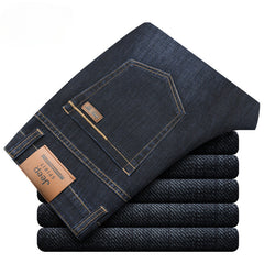 Men's Casual Stretch Winter Thick Jeans