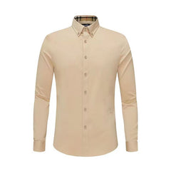 Italian solid color casual high-end business shirt