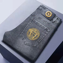 Embroidered Casual Jeans