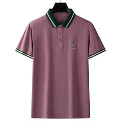 2022 new business casual lapel polo shirt