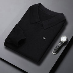 Men's winter warm lapel sweater