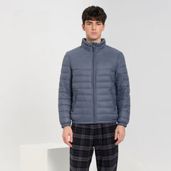 2024 New Men's Stand Collar Down Jacket