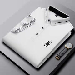 Cotton Lapel Business Casual POLO Shirt