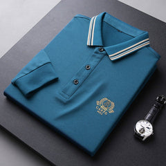 Men's Cotton Casual Classic Polo Shirt