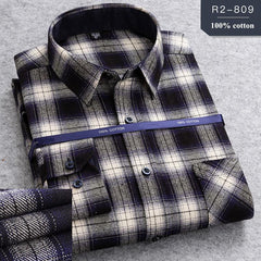 100% Cotton Men's Plaid Shirt