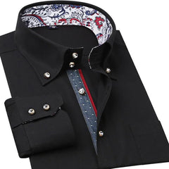 Business casual lapel shirt