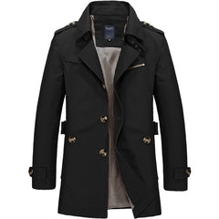 Men's Casual Cotton Windbreaker Jacket