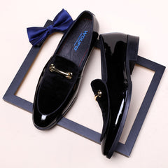 2023 New High Mercerized Patent Leather Casual Leather Shoes