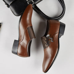 Men's New Business Large Size Leather Shoes