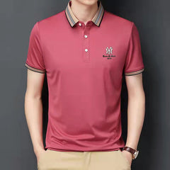 Fashion casual business lapel polo shirt