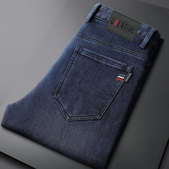 Men's 2024 Business Casual Straight Cotton Jeans