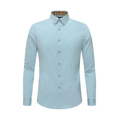 Italian solid color casual high-end business shirt