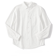 Men's Cotton Simple Inner Solid Color Shirt
