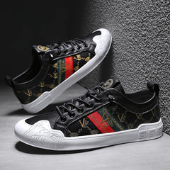 Men's New All-match Genuine Leather Casual White Shoes