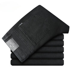 Men's Casual Stretch Winter Thick Jeans